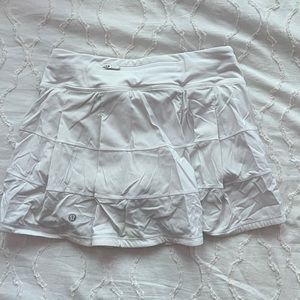 Lululemon pace rival skirt size 4 white